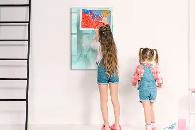 Magnetinė sauso valymo lenta marmuro abstrakcijos dizaino