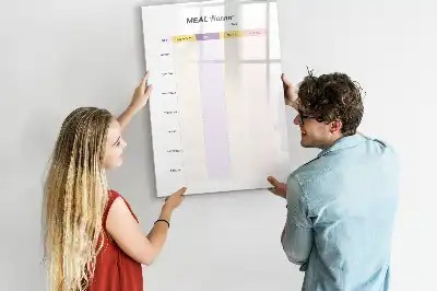 Magnetinė valgiaraščio lenta su sauso valymo funkcija