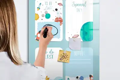 Magnetinė sauso valymo lenta galaktikos planuoklis