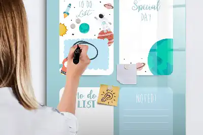 Magnetinė sauso valymo lenta galaktikos planuoklis