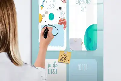 Magnetinė sauso valymo lenta galaktikos planuoklis