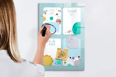 Magnetinė sauso valymo lenta galaktikos planuoklis
