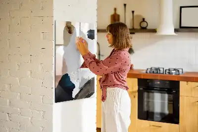 Magnetinė sauso valymo lenta akvarelinės abstrakcijos rašto