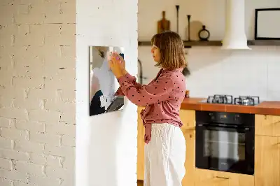 Magnetinė sauso valymo lenta akvarelinės abstrakcijos rašto