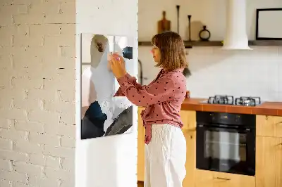 Magnetinė sauso valymo lenta akvarelinės abstrakcijos rašto