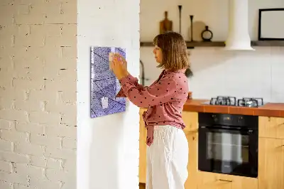 Sauso valymo magnetinė lenta su lapo struktūra