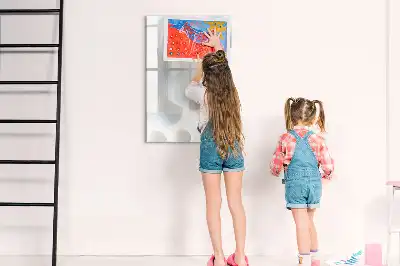 Magnetinė sauso valymo lenta sferos abstrakcijos dizaino