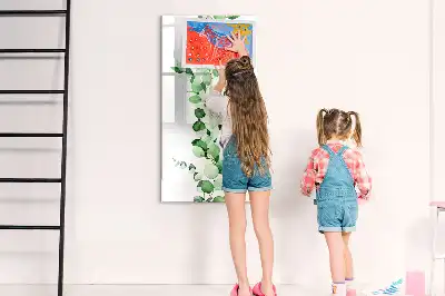 Magnetinė sauso valymo lenta su nendrių lapų raštu