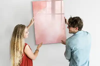 Magnetinė sauso valymo lenta rožinio marmuro rašto