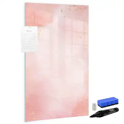 Magnetinė sauso valymo lenta rožinio marmuro rašto