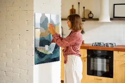 Magnetinė sauso valymo lenta Marmurinis banginis