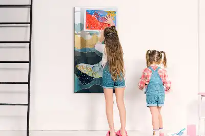 Magnetinė sauso valymo lenta Marmurinis banginis
