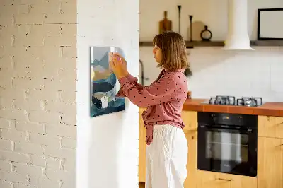Magnetinė sauso valymo lenta Marmurinis banginis