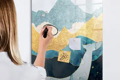 Magnetinė sauso valymo lenta Marmurinis banginis