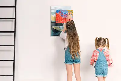 Magnetinė sauso valymo lenta Marmurinis banginis