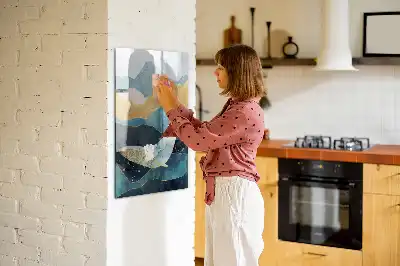 Magnetinė sauso valymo lenta Marmurinis banginis