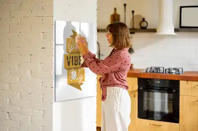 Magnetinė sauso valymo lenta tik geros emocijos