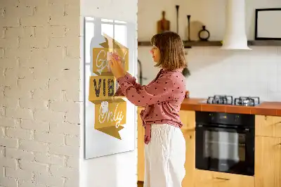 Magnetinė sauso valymo lenta tik geros emocijos