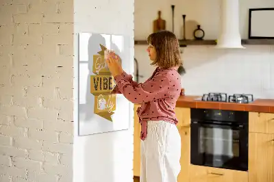 Magnetinė sauso valymo lenta tik geros emocijos