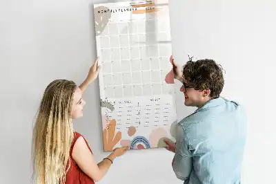 Magnetinė sauso valymo lenta mėnesio planuoklis