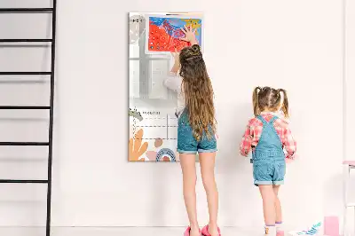 Magnetinė sauso valymo lenta mėnesio planuoklis