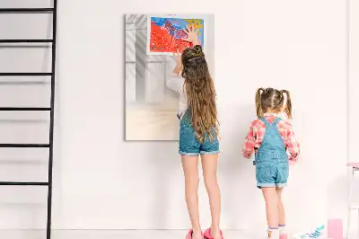 Magnetinė sauso valymo lenta palmės lapo šešėlio rašto