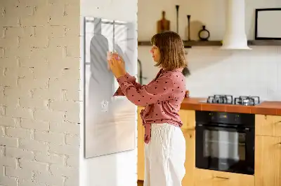 Magnetinė sauso valymo lenta palmės lapo šešėlio rašto