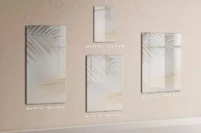 Magnetinė sauso valymo lenta palmės lapo šešėlio rašto