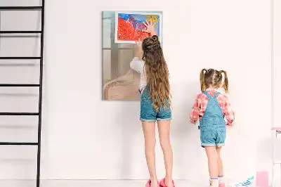 Magnetinė sauso valymo lenta spalvų maišymas