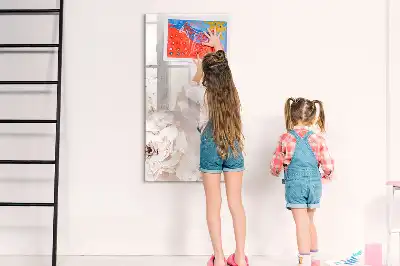 Magnetinė sauso valymo lenta su bijūnų dizainu