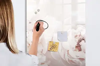 Magnetinė sauso valymo lenta su bijūnų dizainu