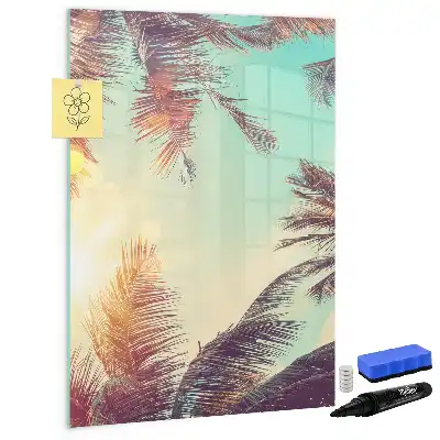 Magnetinė sauso valymo lenta tropinė palmė