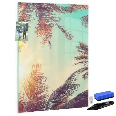 Magnetinė sauso valymo lenta tropinė palmė