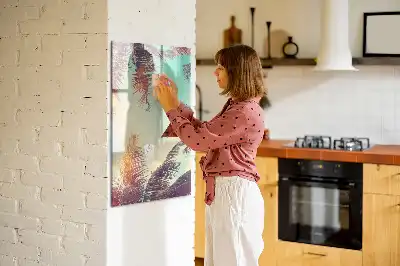 Magnetinė sauso valymo lenta tropinė palmė