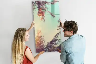 Magnetinė sauso valymo lenta tropinė palmė