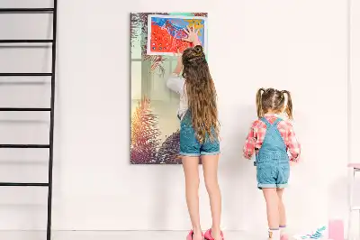 Magnetinė sauso valymo lenta tropinė palmė