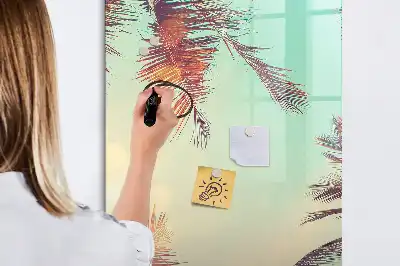 Magnetinė sauso valymo lenta tropinė palmė