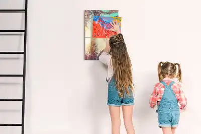 Magnetinė sauso valymo lenta tropinė palmė