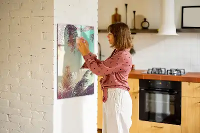 Magnetinė sauso valymo lenta tropinė palmė