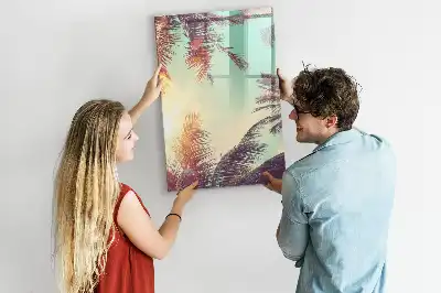 Magnetinė sauso valymo lenta tropinė palmė