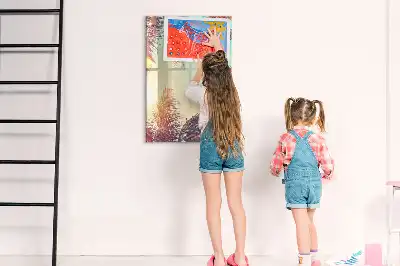 Magnetinė sauso valymo lenta tropinė palmė