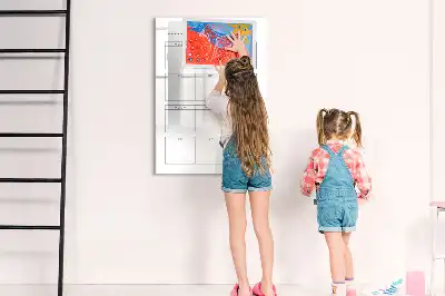 Magnetinė sauso valymo lenta mėnesio tikslams