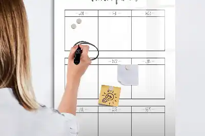 Magnetinė sauso valymo lenta mėnesio tikslams