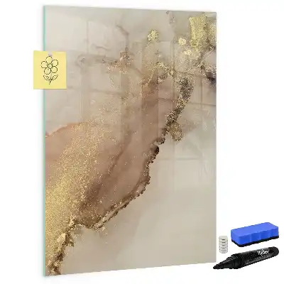 Magnetinė sauso valymo lenta blizgaus marmuro rašto
