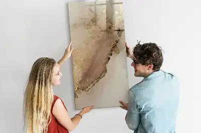 Magnetinė sauso valymo lenta blizgaus marmuro rašto