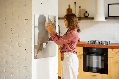 Magnetinė sauso valymo lenta blizgaus marmuro rašto