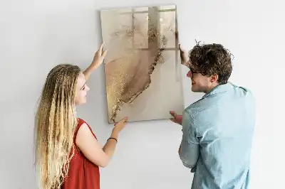 Magnetinė sauso valymo lenta blizgaus marmuro rašto