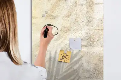 Magnetinė sauso valymo lenta su vasarišku paplūdimio smėlio motyvu