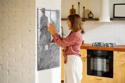 Magnetinė sauso valymo lenta tamsaus marmuro rašto
