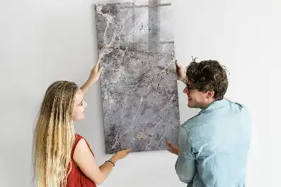 Magnetinė sauso valymo lenta tamsaus marmuro rašto